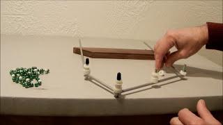Simon Stevin's bead chain machine