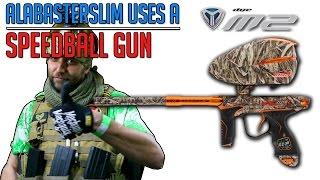 Paintball ► AlabasterSlim Uses a Speedball Gun! (Dye M2)