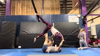 Acro Yoga Flow with Katie Ziskind and Sasha Krushnic, New Britain, Connecticut