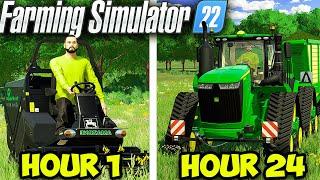 MEGA Challenge from $0 on FLAT MAP #1 | Farming Simulator 2022 timelapse