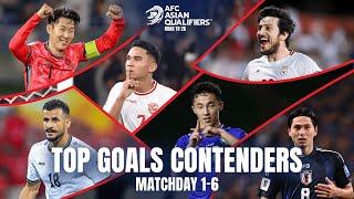 Who Gets Your Vote? THE BEST GOALS of the Asian Qualifiers™ Road to 26 | Matchday 1-6