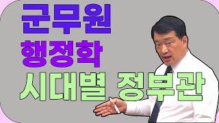 군무원 행정학 - 시대별 정부관