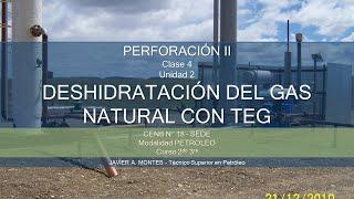 ABSORCIÓN. DESHIDRATACIÓN DEL GAS NATURAL CON TEG