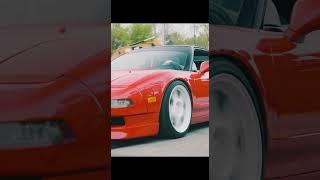 Slammed Ultra Red Honda NSX / Toxic Behavior #bassboosted #slammed #nsx #toxic