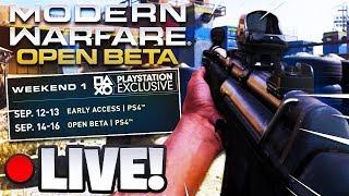 COD MODERN WARFARE | **NEW** MW BETA iS LiVE!! GRiNDiNG FOR MAX RANK!!!