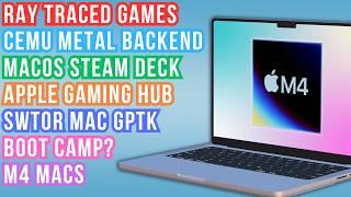 First Ray Traced Mac games, Metal Wii U emulation, Apple's Gaming Hub and is Boot Camp back?