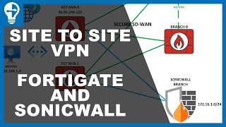 Site-to-Site VPN Setup between FortiGate and SonicWall: Complete Config, Firewall Rules & Live Tests