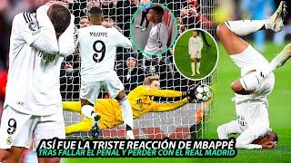 La TRISTE REACCIÓN de KYLIAN MBAPPÉ tras FALLAR el PENAL y PERDER ante el LIVERPOOL