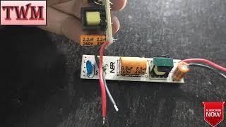 LED TUBE LIGHT DRIVER CIRCUIT 18W TO 24W DETAILS @MANISHCHANDRA14