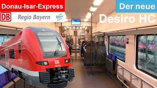 Der neue Desiro HC auf dem Donau-Isar-Express (DIX) Innenraumrundgang und Außenimpressionen