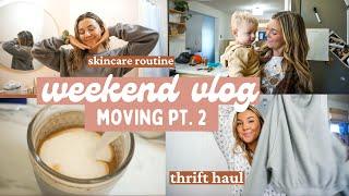 COZY WEEKEND VLOG..packing, thrift haul and family time