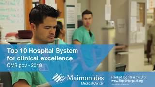 Maimonides Ranked Top 10 Nationwide For Clinical Excellence