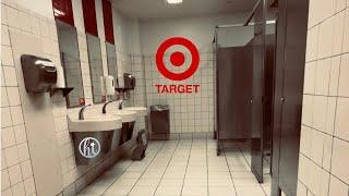 Family Men’s Women’s Restroom Tour & Toilet Flush | Target, Culver City Mall, Los Angeles California