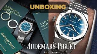 UNBOXING MY NEW Audemars Piguet Royal Oak!! Finally Arrived!!