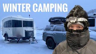 How to Winter Camp in the Airstream Basecamp 20X 