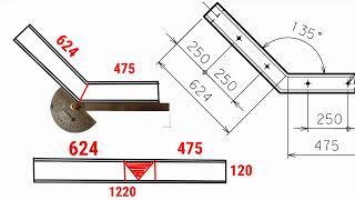 Degree cut formula | degree cut according to drawing