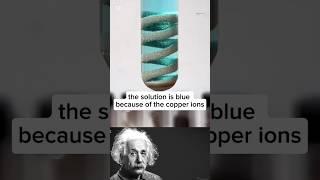 copper + silver nitrate solution.amaizing reaction.. #shorts #chemistry
