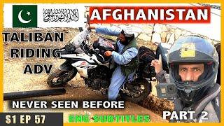 AFGHANISTAN | Taliban Riding my Heavy Bike in Ghazni | [S1-Ep.57] Austria to Afghanistan & Pakistan