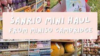 Sanrio Mini Haul From MINISO, Cambridge | & Star Angel Sanrio Blind Box Unboxing