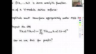 Christopher Raymond, Zhu's algebras and related structures.