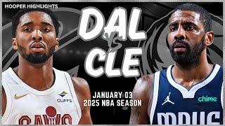 Dallas Mavericks vs Cleveland Cavaliers Full Game Highlights | Jan 3 | 2025 NBA Season