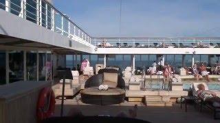 Seabourn Sojourn free massage on pool deck