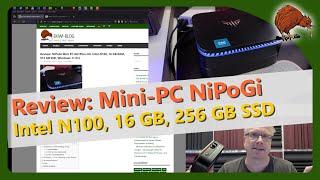 Review: NiPoGi Mini PC AK1Plus mit Intel N100, 16 GB RAM, 512 GB SSD, Windows 11 Pro