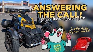 Best Can-Am Ryker Seat..? "Answering the Call!" - EP1