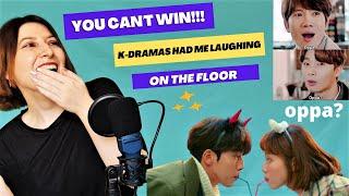 K-drama try not to laugh | FUNNY moments | Reaction by Ninia MK 