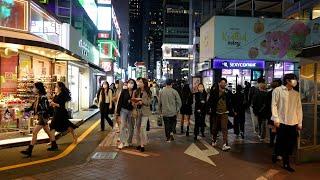 [4K] Seoul Walk  2022 Friday Night Gangnam Street Scenery Walking Tour