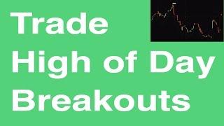 How to Trade High of Day Breakouts with the Daily Range Reclimb % Indicator for ThinkOrSwim