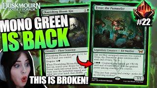 The BEST Mono Green deck in StandardTop 22 MTG Arena