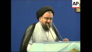 Friday prayers in Tehran, US called "axis of evil" in region