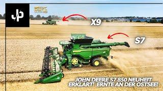 Was kann der neue John Deere S7 und X9 Mähdrescher? Weizen 2024! || JP Agrar