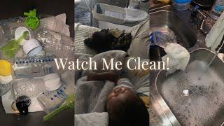 CLEAN WITH ME| & vibe to the nice music (young mompreneur edition)