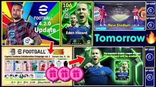 v4.2.0 Official Biggest Good News  5 New Stadiums For Mobile Version, Free Epic eFootball™ 2025 