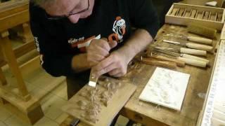 Cursus Houtsnijden - ornamentsnijden  / Woodcarving Classes 2011-2012