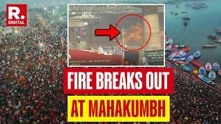 Breaking: Massive Fire Breaks Out At Mahakumbh Mela in Prayagraj