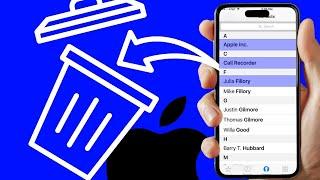 How To Delete Multiple Contacts On Iphone At Once