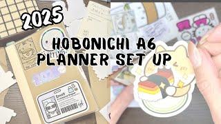 2025 Planner Set Up | Hobonichi A6