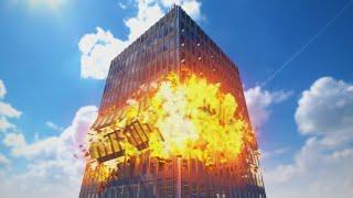 Realistic Explosions vs Buildings #1 | Teardown