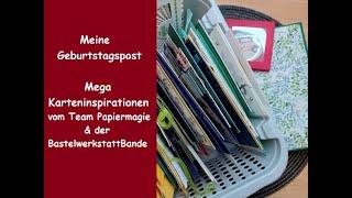 Meine Geburtstagspost - mega Karteninspirationen Team Papiermagie & der BastelwerkstattBande - SU