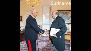 King Harald V of Norway received 3 new ambassadors