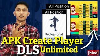 Unlimited Create Player DLS All Position (New Update)