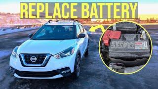 How to [EASILY] Replace the Battery - Nissan Kicks (2018-2020)