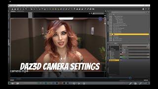 Basic Camera Settings in Daz3d