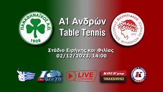 2023-24 A1 Men Panathinaikos A.O. - Olympiacos S.F.P. 02/12/2023, 14:00 Live Streaming