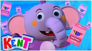 Kent The Elephant | Box Of Crayons Song + More Nursery Rhymes & Kids Songs