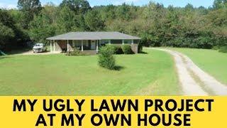 Ugly Lawn Transformation at My House - Part 1 Overview