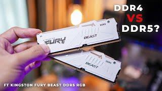 Mau Rakit PC Mending Pakai DDR4 Atau DDR5 Ya? | FT Kingston Fury Beast DDR5 RGB